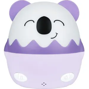 Comparateur de prix : Bigben Veilleuse musicale sans fil avec projection Koala Coco Blanc et Violet