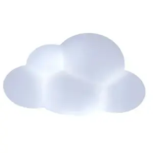 Comparateur de prix : Enceinte lumineuse sans fil Bluetooth Bigben Lumin us Nuage Blanc TU