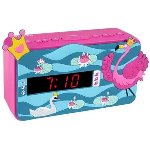 Comparateur de prix : Réveil LED BIGBEN INTERACTIVE R15PRINCESS3D - Effet 3D - Décor princesse