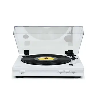 Comparateur de prix : Thomson Platine vinyle automatique Entrainement par courroie - Blanc