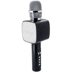 Comparateur de prix : Jouet musical BigBen Microphone Karaoke avec Effets Lumineux Noir TU