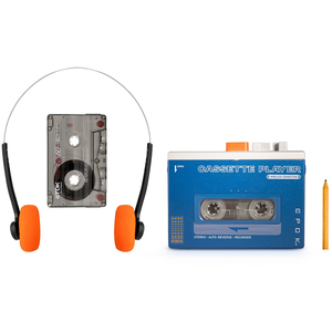Baladeur Cassette - BIGBEN - Bluetooth - Bleu pas cher