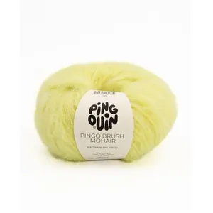 Phildar Pelote de Laine et Mohair à tricoter PINGO BRUSH MOHAIR - Anis...