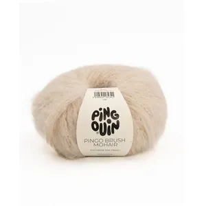 Phildar Pelote de Laine et Mohair à tricoter PINGO BRUSH MOHAIR - Beig...