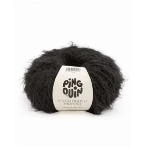Phildar Pelote de Laine et Mohair à tricoter PINGO BRUSH MOHAIR -(...) - Noir