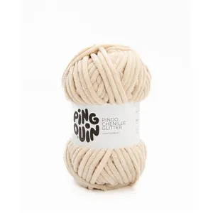 Fil velours 100GR à tricoter PINGO CHENILLE GLITTER - Pingouin - certi...
