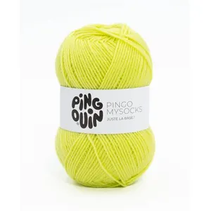 Fil spécial chaussette à tricoter PINGO MYSOCKS - Pingouin Vert Anisad...