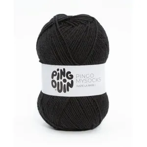 Non communiqué Fil spécial chaussette à tricoter PINGO MYSOCKS - Pingouin(...) - Noir