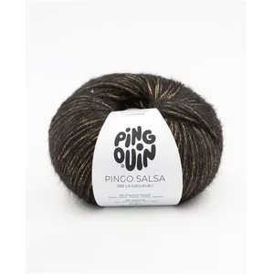 GENERIQUE Pelote de laine à tricoter PINGO SALSA - Pingouin(...) - Noir Or