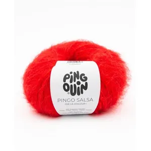 GENERIQUE Pelote de laine à tricoter PINGO SALSA - Pingouin(...) - Rouge pas cher
