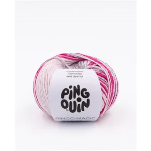 Pelote de coton brillante Pingo Magic - Pingouin(...) - Rose