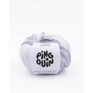 Pelote de coton brillante Pingo Magic - Pingouin(...) - Lilas Violet pas cher