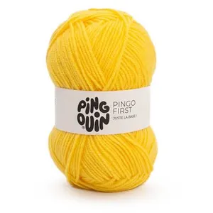 Fil à tricoter PINGO FIRST - Pingouin - certifié Oeko-Tex Soleil - Sol...