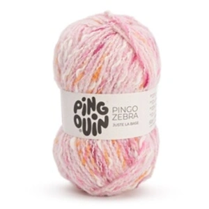 GENERIQUE Pelote à tricoter PINGO ZEBRA - Pingouin(...) - Rose pas cher