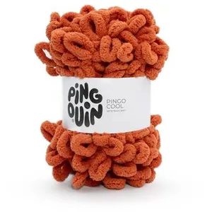 Fil fantaisie à tricoter PINGO COOL - 100GR - Pingouin Terre Cuite - T... pas cher