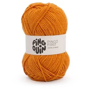 Fil à tricoter PINGO FIRST - Pingouin - certifié Oeko-Tex Spicy Orange...