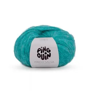 Pelote de laine à tricoter PINGO SALSA - Pingouin Vert Menthe - Vert M... pas cher