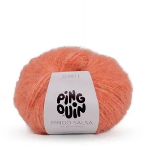 Pelote de laine à tricoter PINGO SALSA - Pingouin(...) - Corail Orange pas cher
