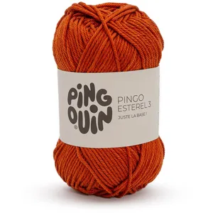 Pelote de coton PINGO ESTEREL 3 - Pingouin(...) - Terre Cuite