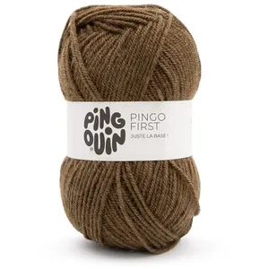 Fil à tricoter PINGO FIRST - Pingouin - certifié Oeko-Tex(...) - Kaki ...