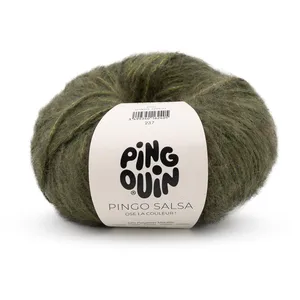 Pelote de laine à tricoter PINGO SALSA -(...) - Kaki Vert