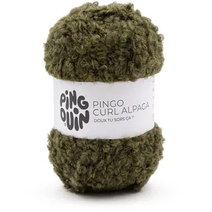 Fil bouclette ultra doux & texturé - PINGO CURL ALPAGA - Pingouin(...)... pas cher