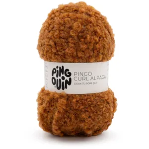 Fil bouclette ultra doux & texturé - PINGO CURL ALPAGA - Pingouin(...)...