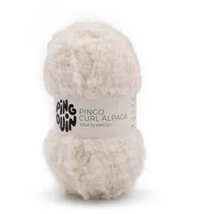 Fil bouclette ultra doux & texturé - PINGO CURL ALPAGA - Pingouin(...)...