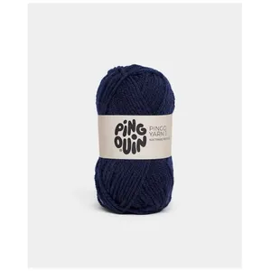 Pelote de laine à tricoter PINGO YARN 3 - Pingouin Bleu (DARK NAVY) - ...