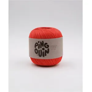 Cotons à crocheter PINGO COCO - Pingouin - Certifié Oeko-Tex Rouge (RO... pas cher