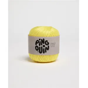 Cotons à crocheter PINGO COCO - Pingouin - Certifié Oeko-Tex Jaune (JA... pas cher
