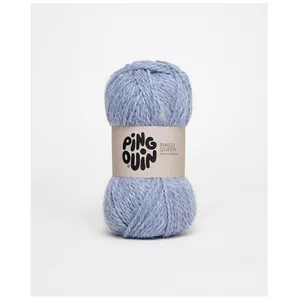 PHILDAR Pingouin - Pelote de Laine  PINGO QUEEN de 100g - Laine à Tricoter  - 90% ACRYLIQUE,10% ALPAGA - Aiguille n°5 - Couleur  JEANS