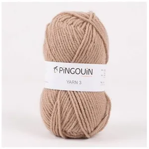 Pelote de laine à tricoter PINGO YARN 3 - Pingouin Marron (TAUPE) - Ma...