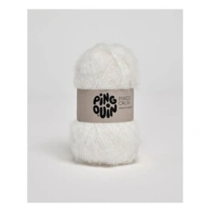 Pelote à tricoter PINGO CALIN - certifié Oeko-Tex - Pingouin Blanc - B... pas cher