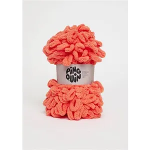 Fil fantaisie à tricoter PINGO COOL - 100GR - Pingouin Corail Orange -... pas cher