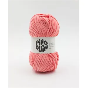 Pingouin Fil Velours 100GR à Tricoter PINGO Chenille certifié Oeko-Tex