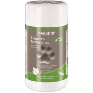 Comparateur de prix : Beaphar Lingettes nettoyantes pour chien et chat Difac (x100) Blanc TU 451179