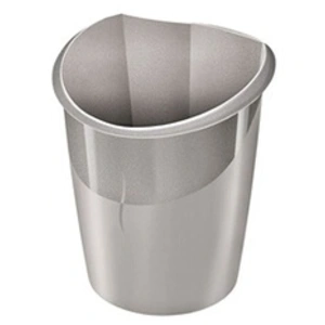 Corbeilles à papier Cep Isis Metallic 14 L taup  pas cher