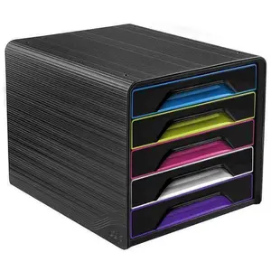 CEP Module de classement Smoove GLOSS, 5 tiroirs, noir / pas cher