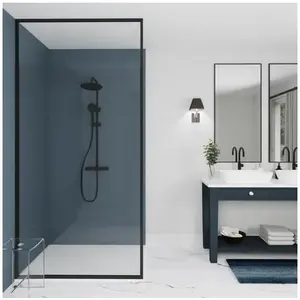 Comparateur de prix : Paroi fixe - GELCO - ONLY Noir - 90 x 210 / 266