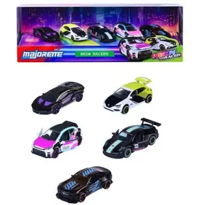 MAJORETTE - SL Neon Racer 5 véhicules Giftpack - Dès 3 ans pas cher