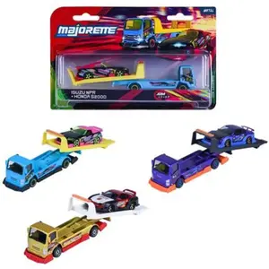 Majorette JDM Legends Tuning Transporter, 3-sort. pas cher