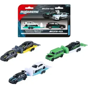 Majorette 8502103000 Mercedes-AMG Deluxe Trailer, 3-sort. - Ride Cool pas cher