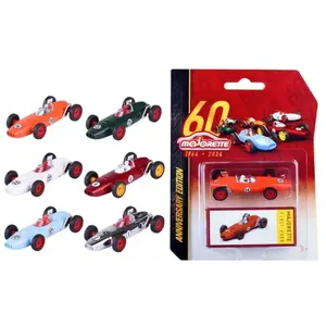 Comparateur de prix : MAJORETTE - 60 ANS ANNIVERSAIRE FIRST EVER - VOITURE DE COURSE EN META