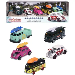 Comparateur de prix : Smoby Voitures Majorette - Coffret 5 Véhicules Volkwagen The Originals