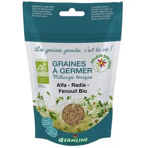 Graines à Germer Bio - Germline - Alfalfa Radis Fenouil - Énergie & SaveursVendu parcdiscount