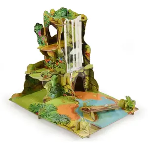 60112 - La jungle decor en 3D - Papo pas cher