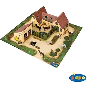 Papo Ferme mini en carton pas cher