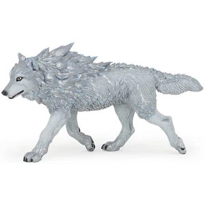 papo Medieval Et Fantastiques Loup Des Glaces