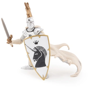 Papo Figurine Maître des armes cimier licorne argentée pas cher